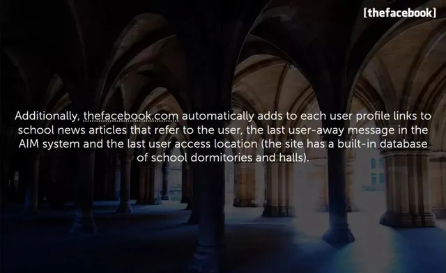 Product / solution slide 6 from Facebook's First
