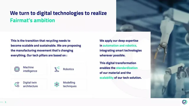 Technology slide 5 from Fairmat
