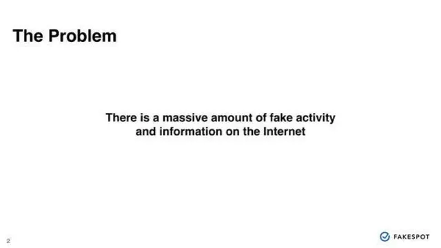 Problem slide 2 from Fakespot