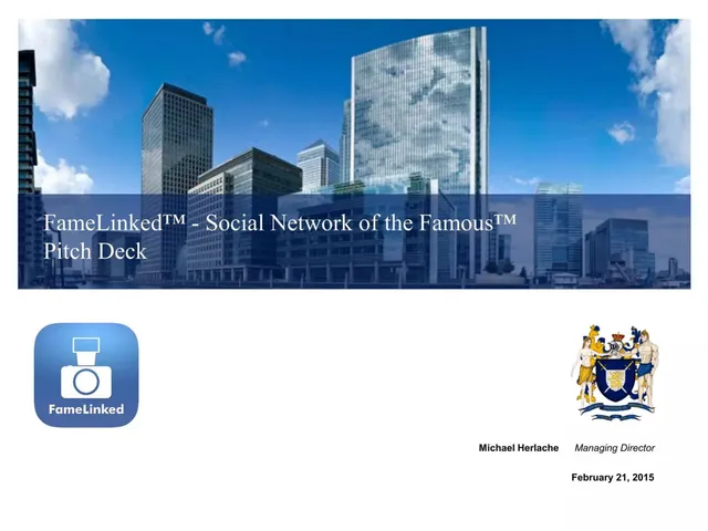 FameLinked pitch deck cover