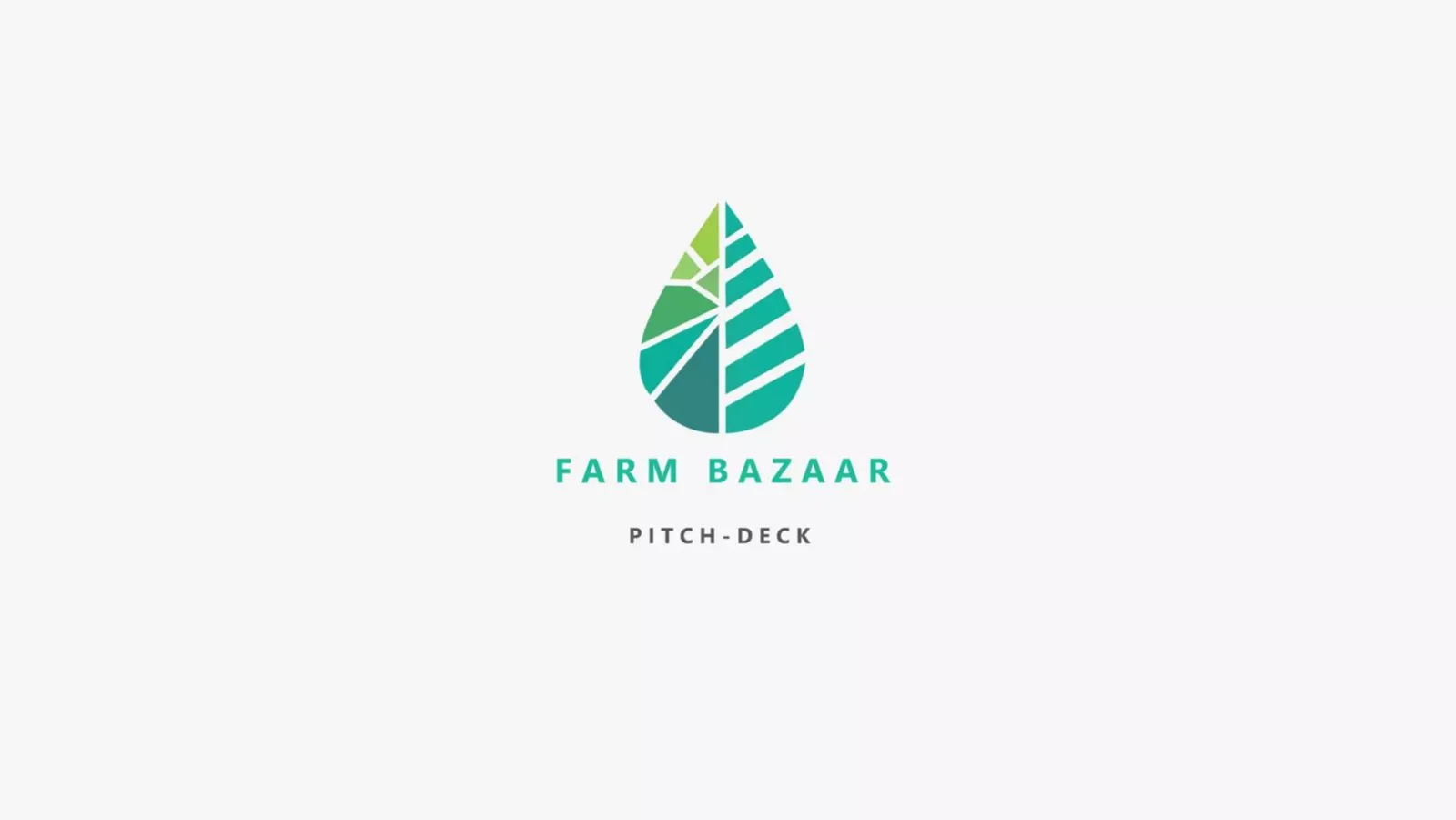 Farm Bazaar pitch deck slide