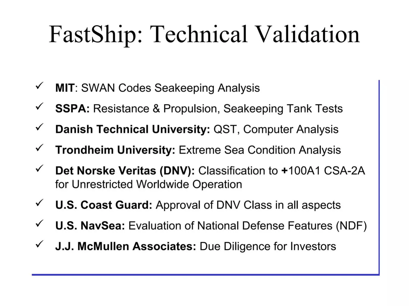 FastShip pitch deck slide