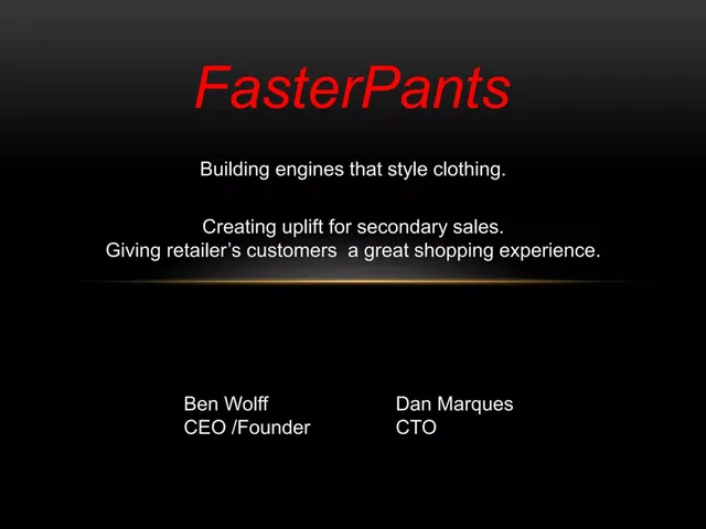 FasterPants pitch deck cover