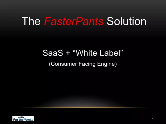 Product / solution slide 4 from FasterPants
