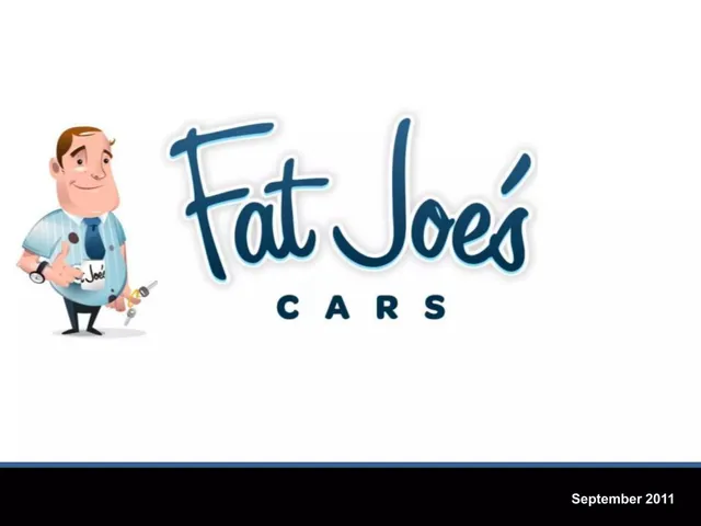 Fat Joe's Cars pitch deck cover