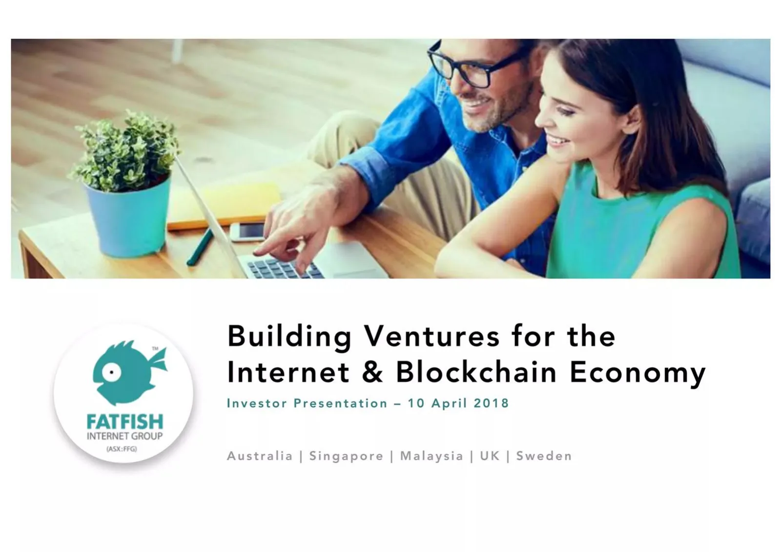 Fatfish Internet pitch deck slide