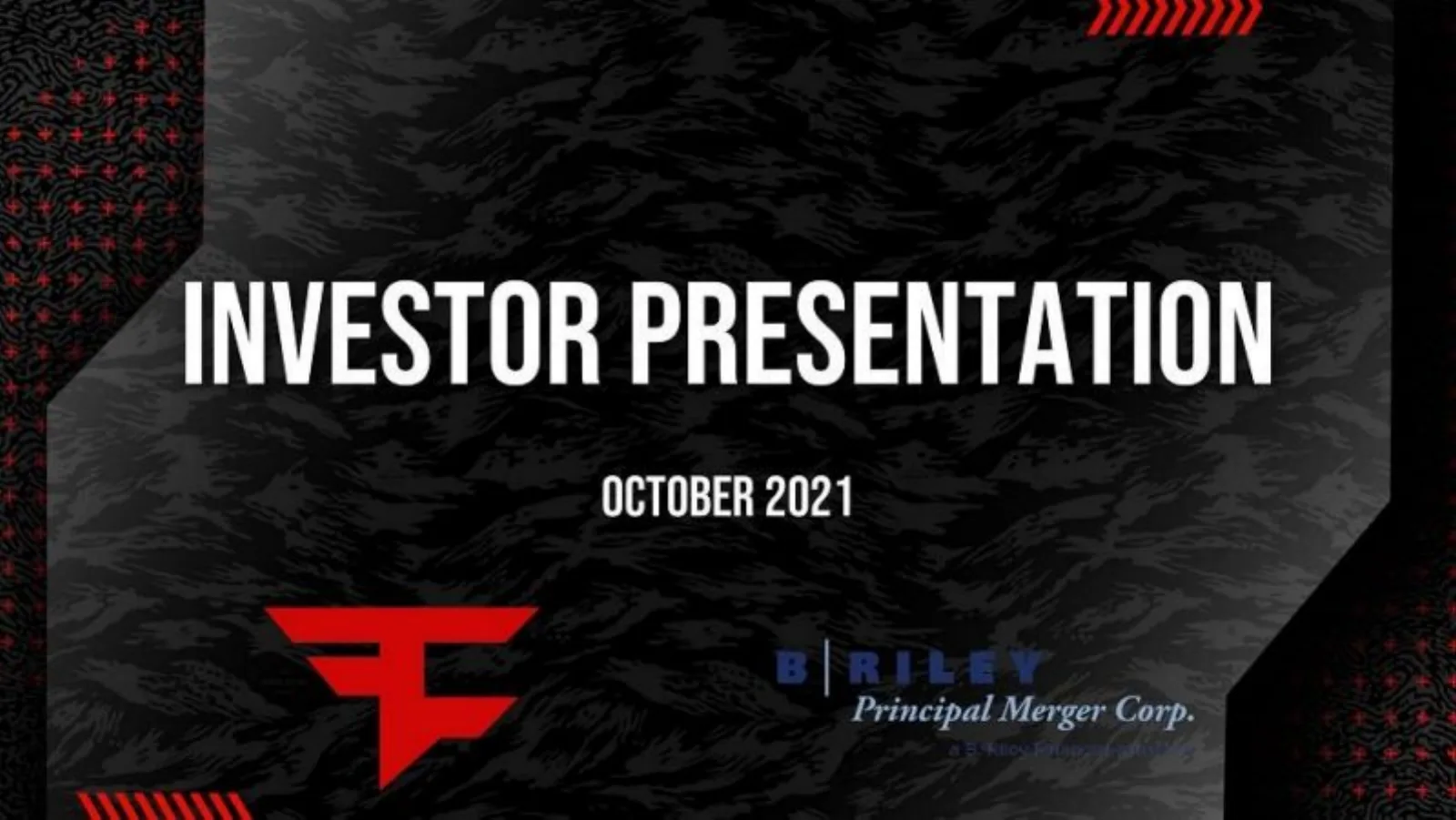 FaZe Clan pitch deck slide