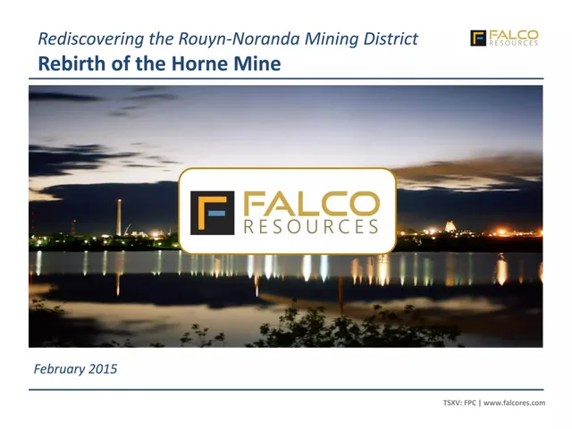 Cover slide 1 from Falco Resources