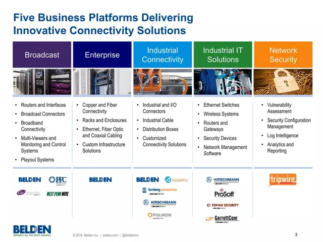 Company overview slide 3 from Belden