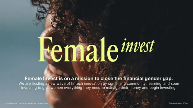 Female Invest pitch deck cover