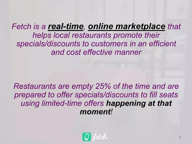 Product / solution slide 2 from Fetch