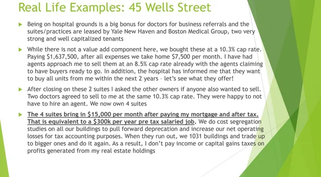 Financials slide 6 from FI Real Estate Fund One, LLC