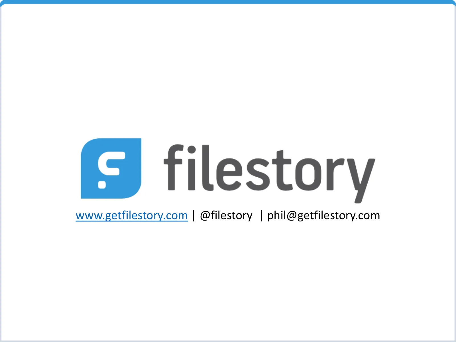 Filestory (getfilestory.com) pitch deck slide