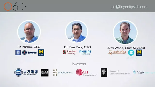 Team slide 6 from Fingertips Lab
