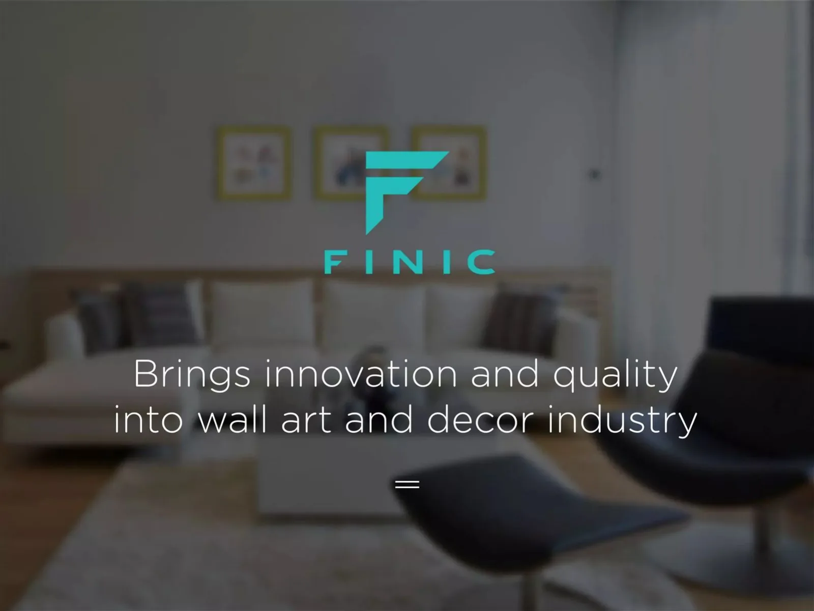 Finic pitch deck slide