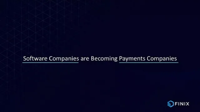 Why now slide 2 from Finix Payments