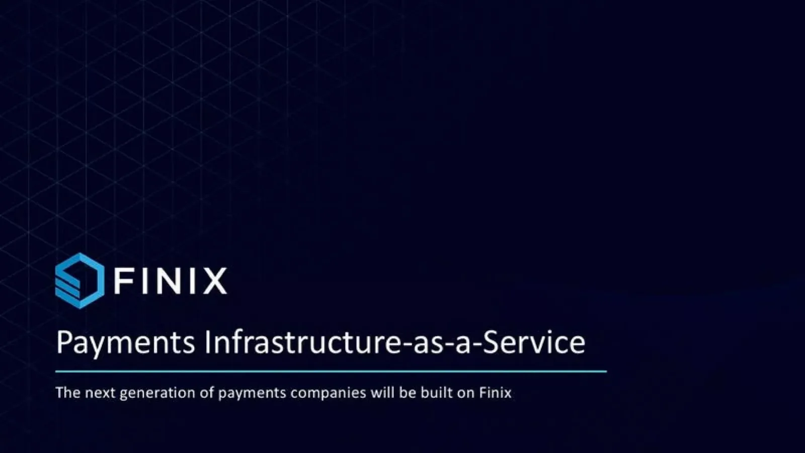 Finix pitch deck slide