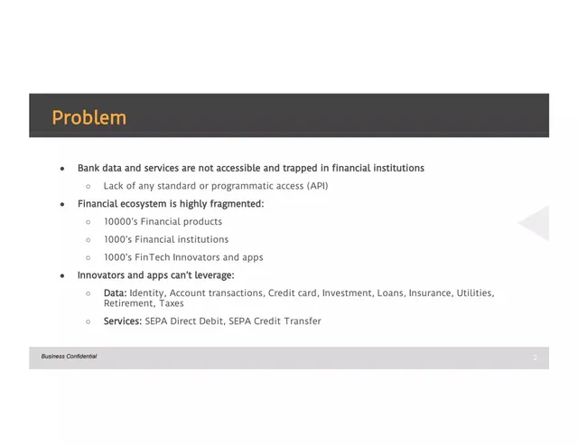 Problem slide 2 from FinPort (TrueLayer)
