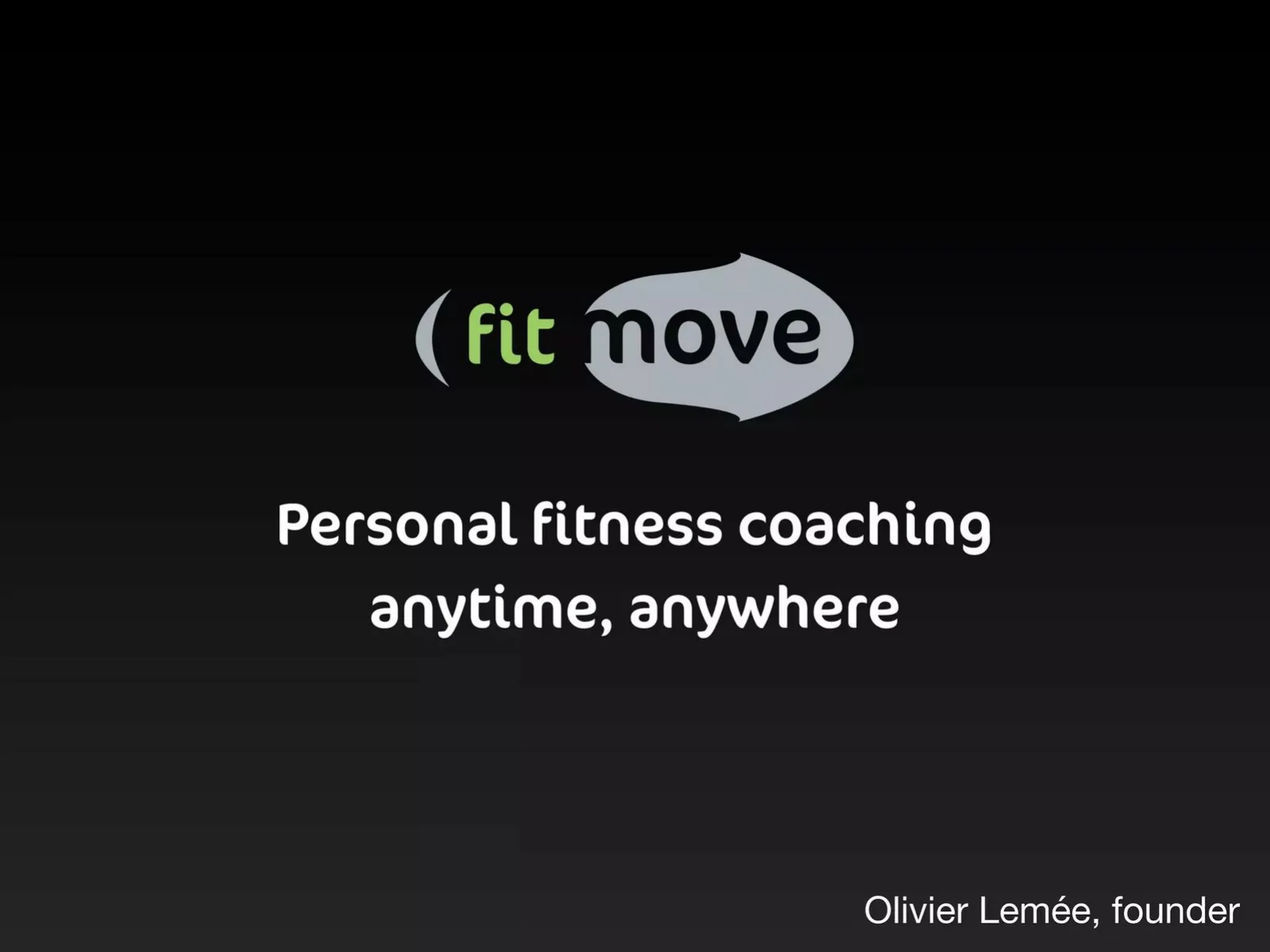 FitMove pitch deck slide