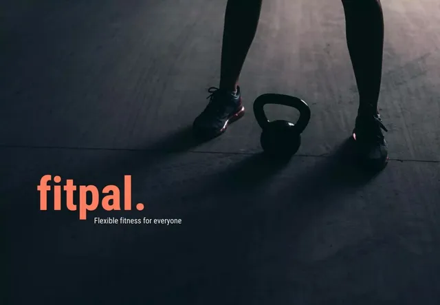 Fitpal pitch deck cover