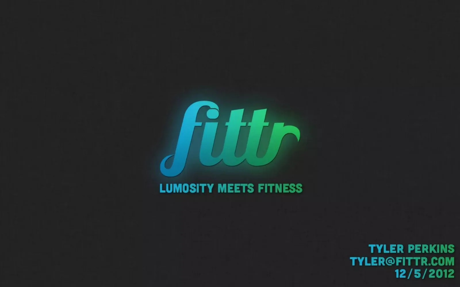 Fittr pitch deck slide