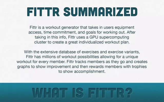 Product / solution slide 2 from Fittr
