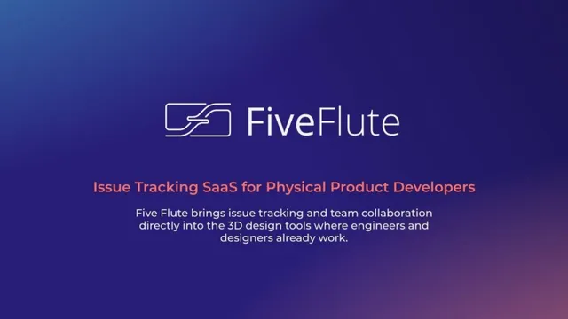 Five Flute pitch deck cover