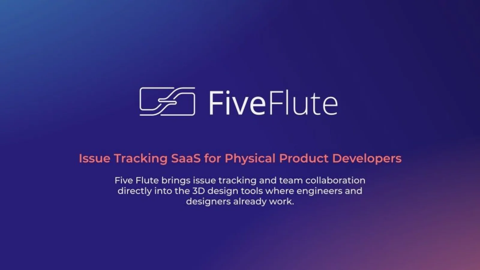 Five Flute pitch deck slide