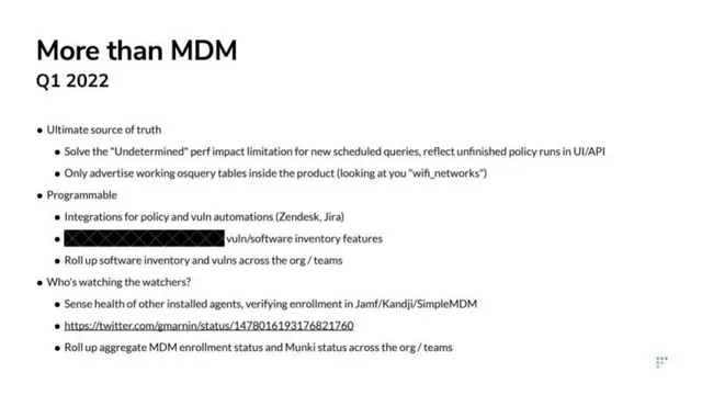 Product / solution slide 10 from FleetDM