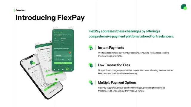 Product / solution slide 3 from FlexPay