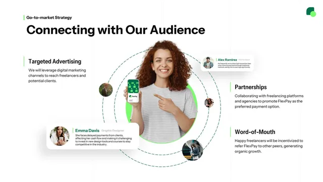 Go-to-market strategy slide 9 from FlexPay