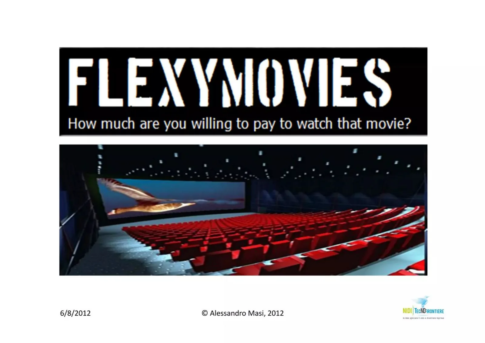 FlexyMovies pitch deck slide