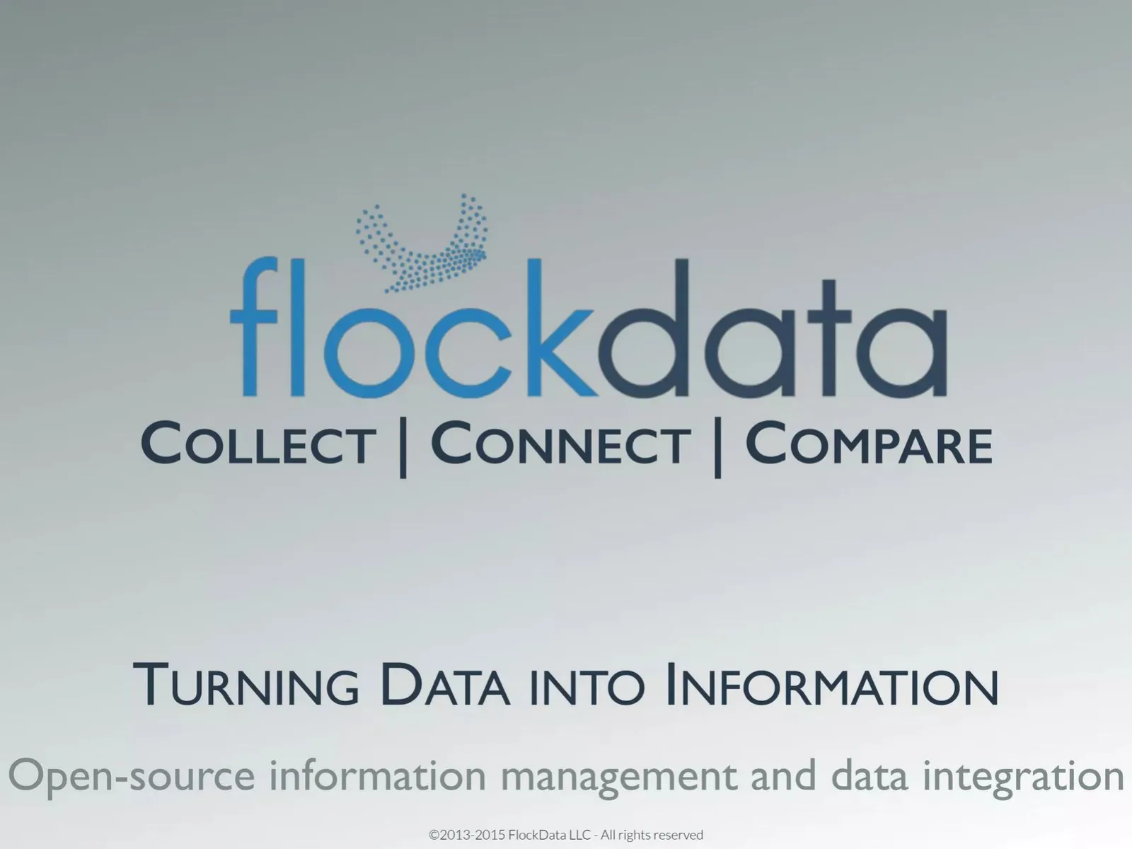 FlockData pitch deck slide