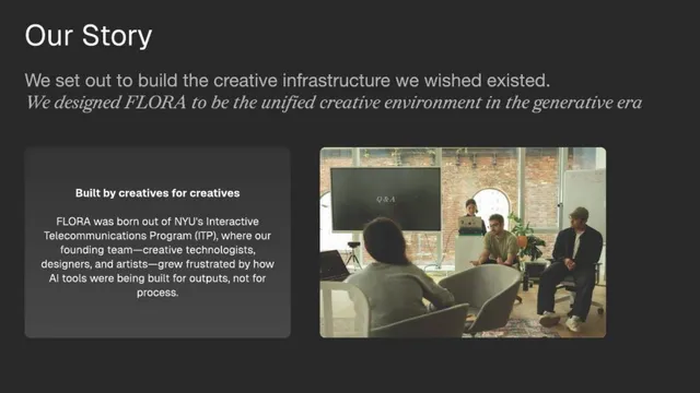 Company overview slide 3 from FLORA