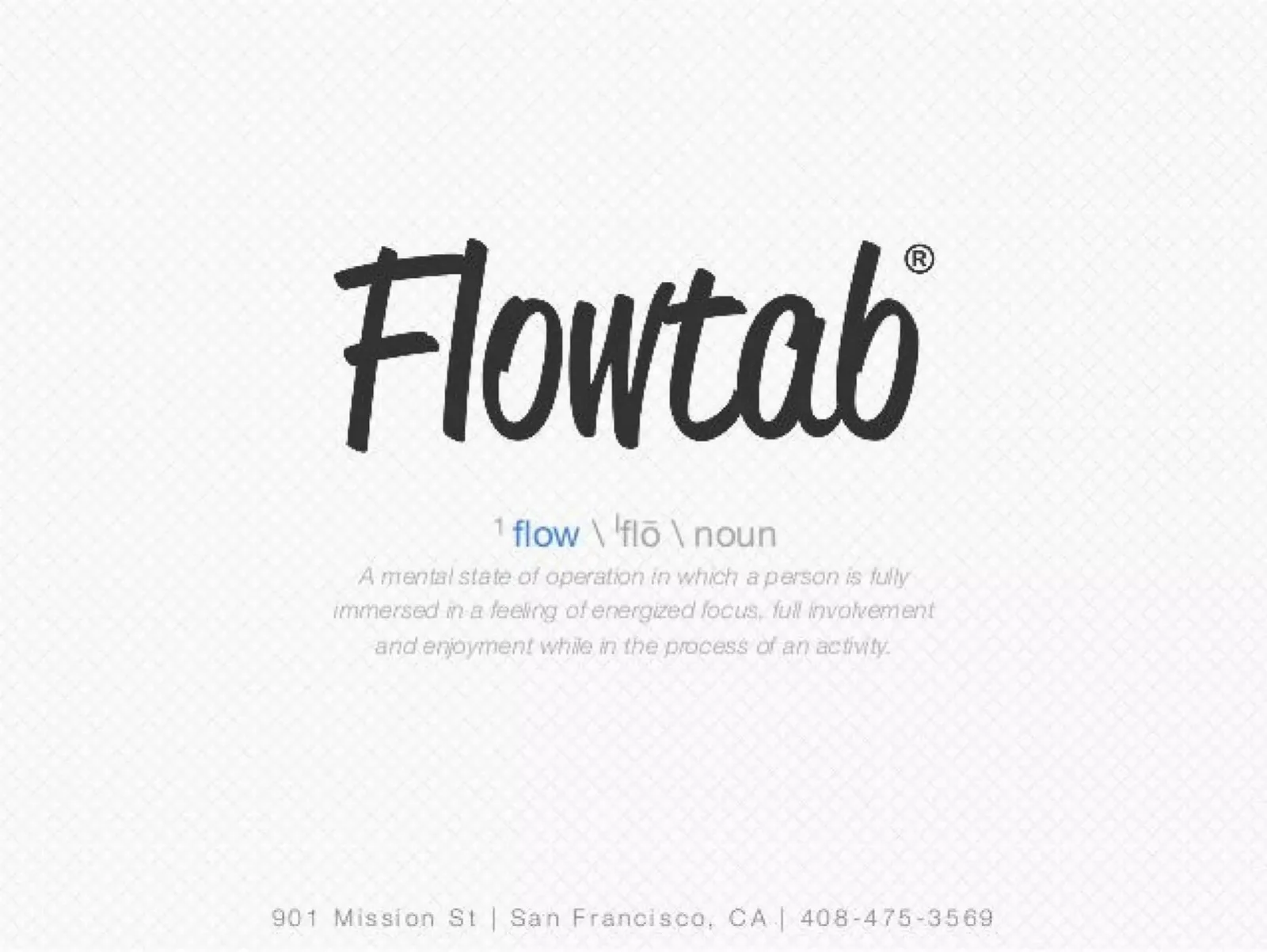 Flowtab pitch deck slide