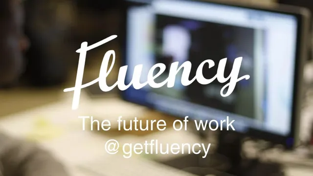 Fluency pitch deck cover