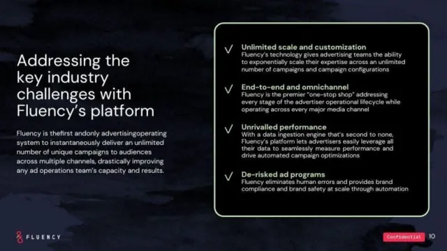 Product / solution slide 7 from Fluency