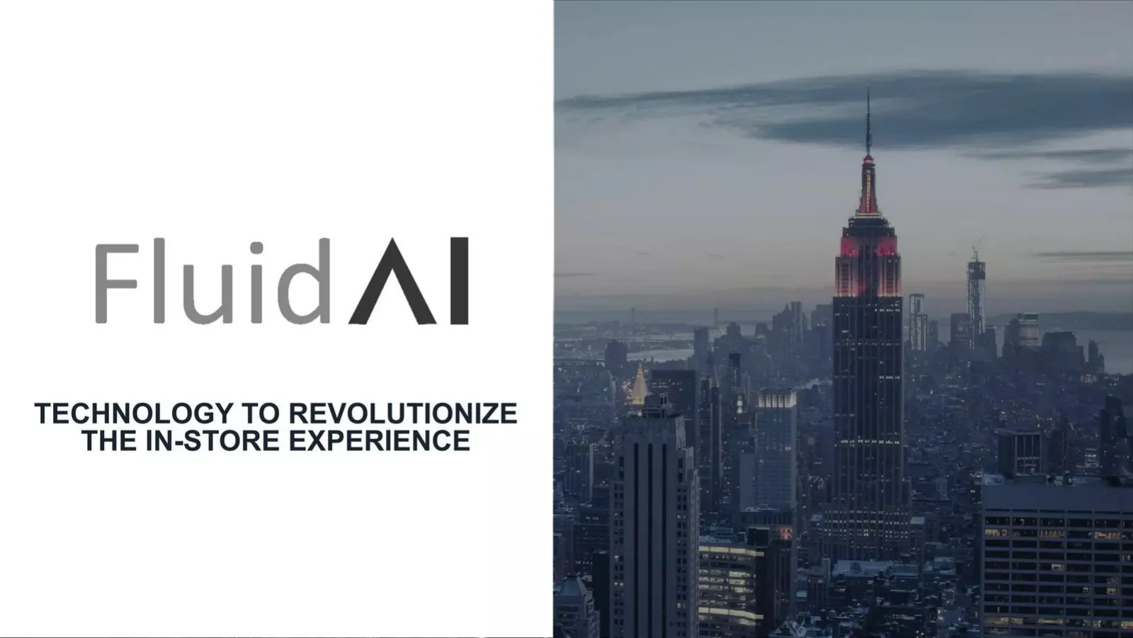 Fluid AI pitch deck slide