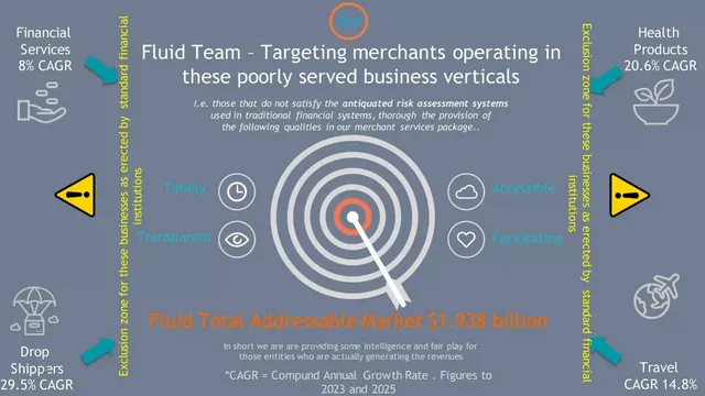 Market sizing / opportunity slide 4 from Fluid Fintec