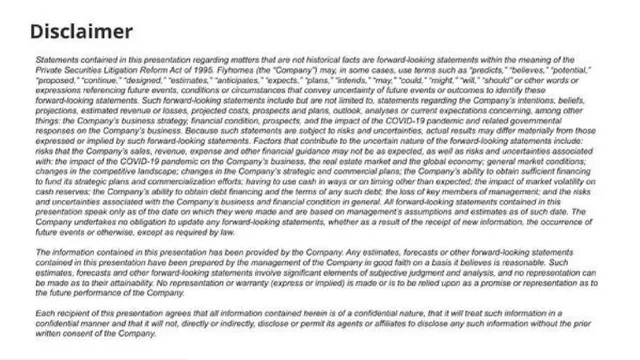 Disclaimer slide 2 from Flyhomes