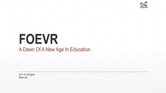 FOEVR pitch deck cover