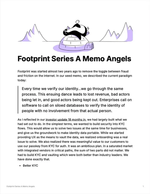 Product / solution slide 10 from Footprint