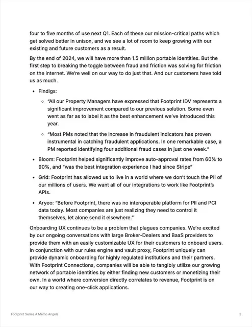 Reviews / testimonials / feedback slide 12 from Footprint