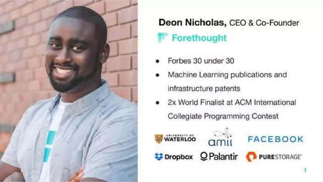 Forethought pitch deck cover
