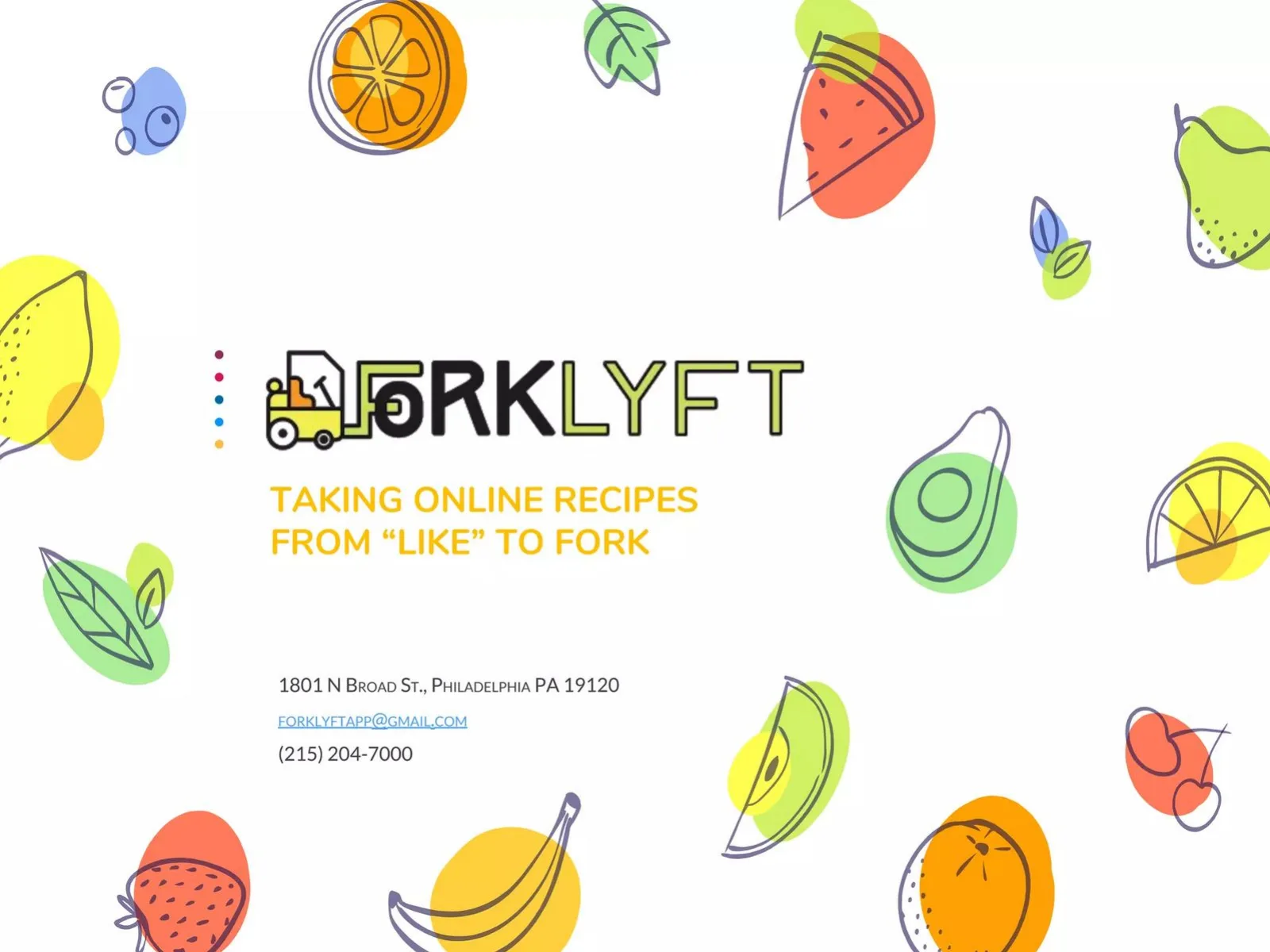 Forklyft pitch deck slide