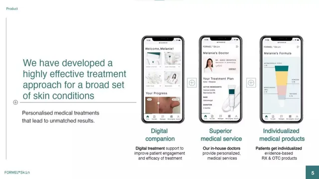 Product / solution slide 5 from FORMEL Skin
