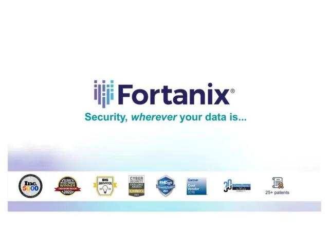 Fortanix pitch deck cover
