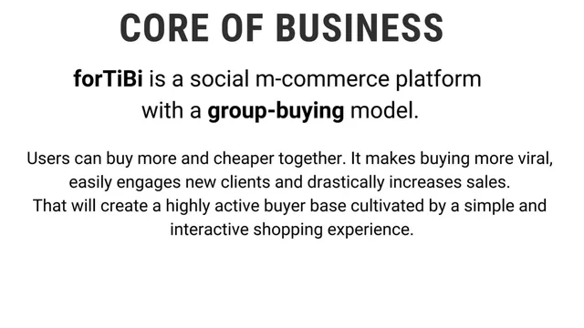 Product / solution slide 3 from forTiBi