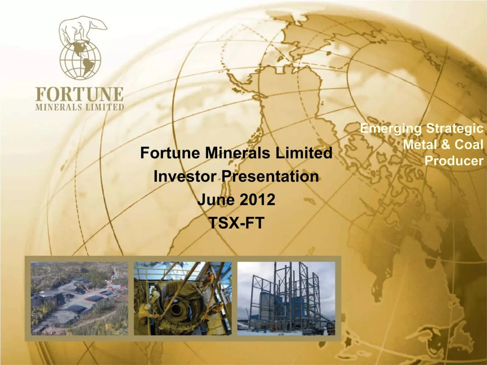 Fortune Minerals pitch deck slide