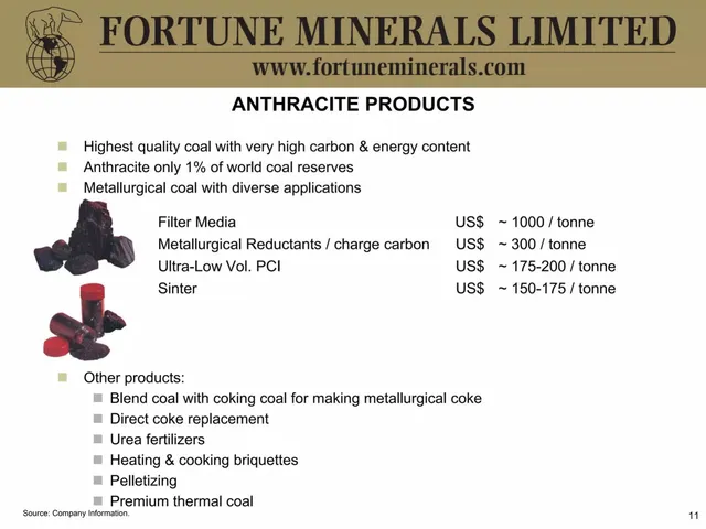 Product / solution slide 11 from Fortune Minerals